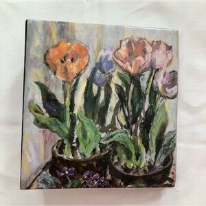 Earliest Tulips floral photo album artist  Marjorie Phillips vintage